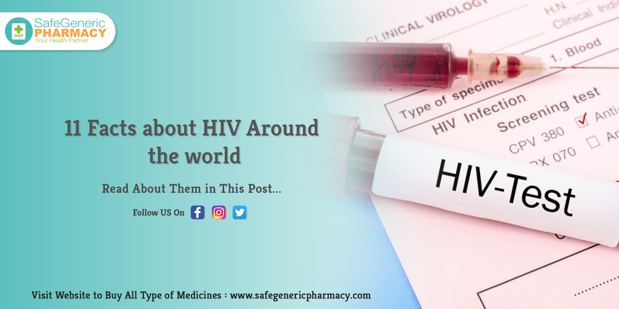 11 FACTS ABOUT HIV AROUND THE WORLD - Safe Generic Pharmacy Blog