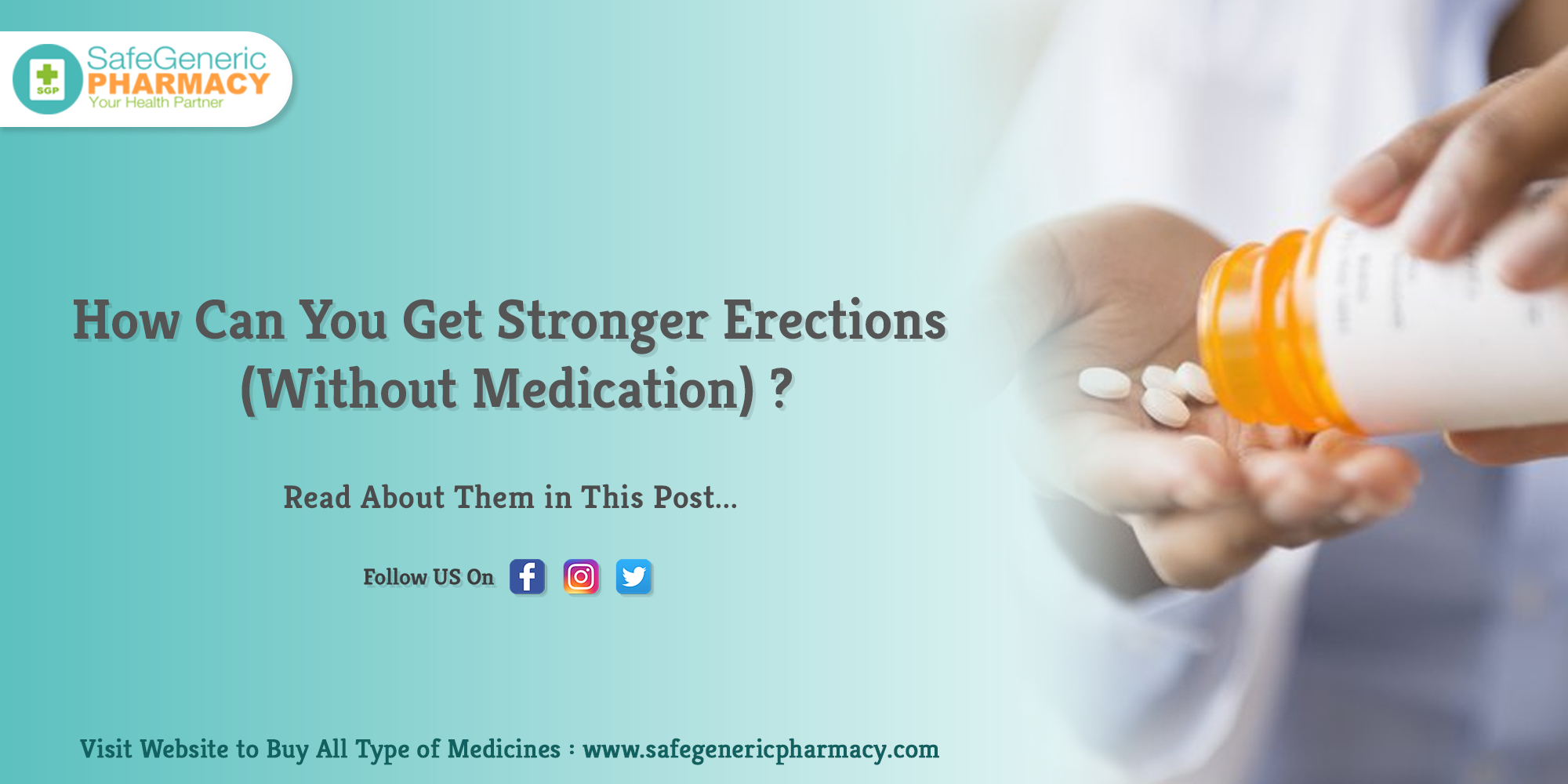 How Can You Get Stronger Erections (Without Medication)? Safe Generic