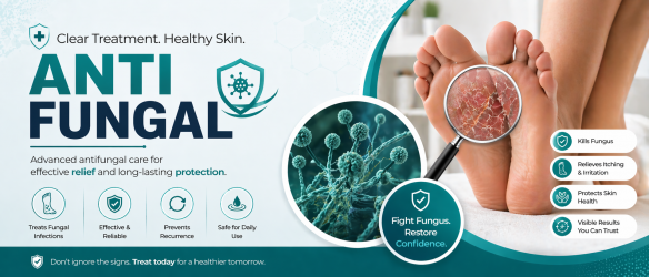 Antifungal medicines for skin, nail and fungal infection treatment