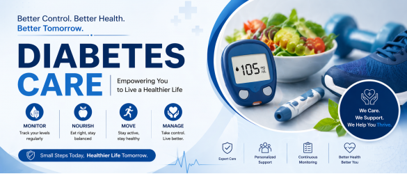 Diabetes care blood sugar monitoring insulin and healthy lifestyle