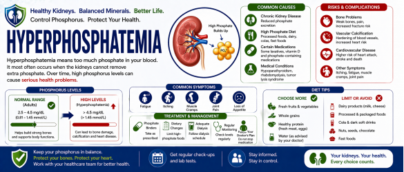 Hyperphosphatemia treatment phosphate binder medicines for kidney disease