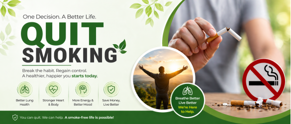 Quit smoking treatment and nicotine replacement therapy for addiction recovery