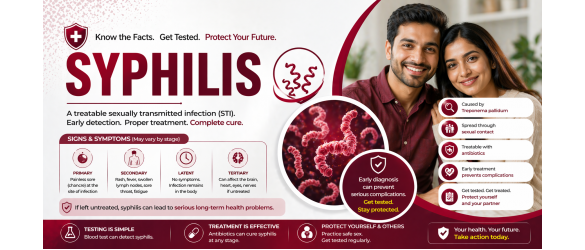 Syphilis infection symptoms and antibiotic treatment for STD