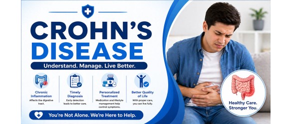 Crohns disease intestinal inflammation symptoms and treatment