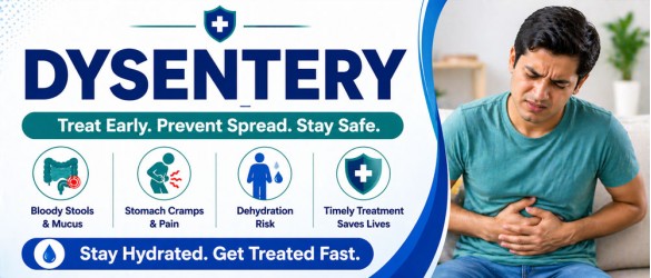 Dysentery infection symptoms blood in stool and treatment care
