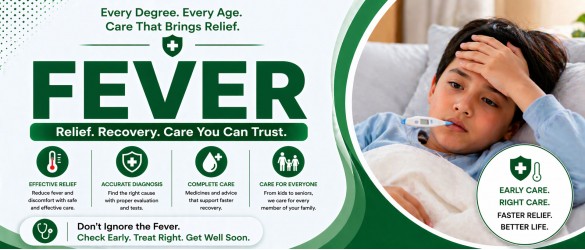 Fever high temperature symptoms and treatment care