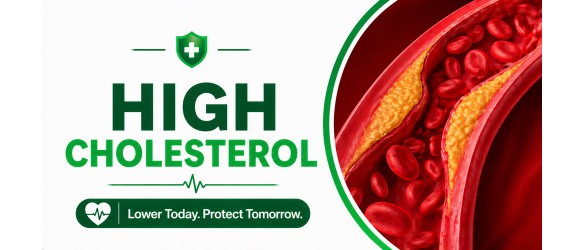 High cholesterol treatment artery blockage lipid control care