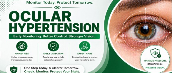 Ocular hypertension high eye pressure treatment and monitoring