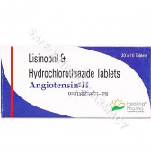Angiotensin H Tablet (Lisinopril 5mg/ Hydrochlorothiazide 12.5mg) 