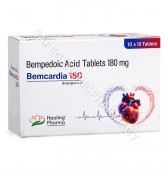 Bemcardia 180mg Tablet (Bempedoic acid 180mg) 