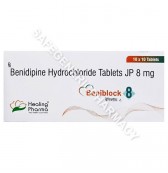 Beniblock 8mg Tablet (Benidipine 8mg) 