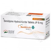 Beniblock 8mg Tablet (Benidipine 8mg) 
