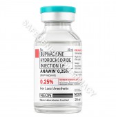 Anawin 0.25% Inj. (Bupivacaine 0.25% 