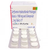 Amaryl M Forte 2mg Tablet 