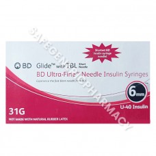 BD Insulin Syringes U40 31G 6mm