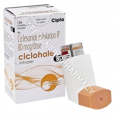 Ciclohale 80mcg Inhaler (Ciclesonide 80mcg) Ciclohale 80mcg Inhaler (Ciclesonide 80mcg)