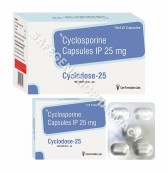 Cyclodose 25 Capsule (Cyclosporine 25mg) 