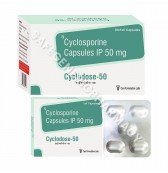 Cyclodose 50 Capsule (Cyclosporine 50mg) 