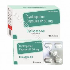 Cyclodose 50 Capsule (Cyclosporine 50mg)