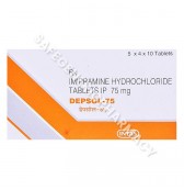 Depsol 75mg Tablets (Imipramine 75mg) 