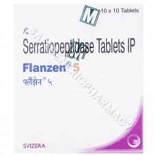 Flanzen 5mg Tablet (Serratiopeptidase 5mg)