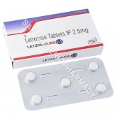 Letzol-Sure 2.5mg Tablet (Letrozole 2.5mg) 