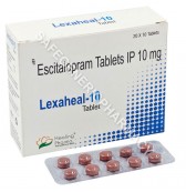 Lexaheal 10mg Tablet (Escitalopram 10mg) 