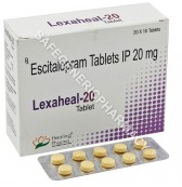 Lexaheal 20mg Tablet (Escitalopram 20mg) 