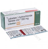 Libetor 200 Tablet (Labetalol 200mg) 