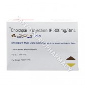 Lonopin MD 300mg Injection 