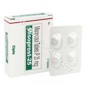 Misoprost 25 Tablet (Misoprostol 25mcg) 