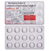 Montair-LC Tablet (Montelukast 10mg/Levocetirizine 5mg) 