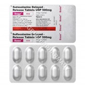 Saaz 500mg Tablet (Sulfasalazine 500mg) 