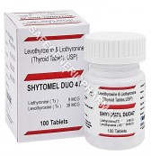 Shytomel Duo 47 Tablet (Liothyronine T3 + Levothyroxine T4) 