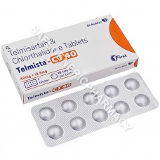 Telmista CT 40 Tablet (Telmisartan 40mg / Chlorthalidone 12.50mg) Telmista CT 40 Tablet (Telmisartan 40mg / Chlorthalidone 12.50mg)