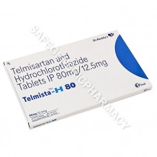 Telmista H 80 Tablet (Telmisartan 80mg + Hydrochlorothiazide 12.50mg) Telmista H 80 Tablet (Telmisartan 80mg + Hydrochlorothiazide 12.50mg)