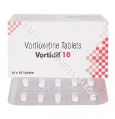 Vortidif 10mg Tablet (Vortioxetine 10mg) 