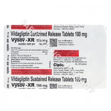Vysov XR 100mg Tablet (Vildagliptin 100mg)