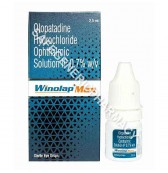 Winolap Max Eye Drop (Olopatadine 7mg/ml) 2.5ml 