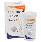 Xeuric 80 Tablet (Febuxostat 80mg) 